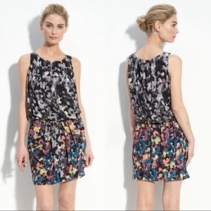 BCBG Janis Drop Waist Dress with Tie